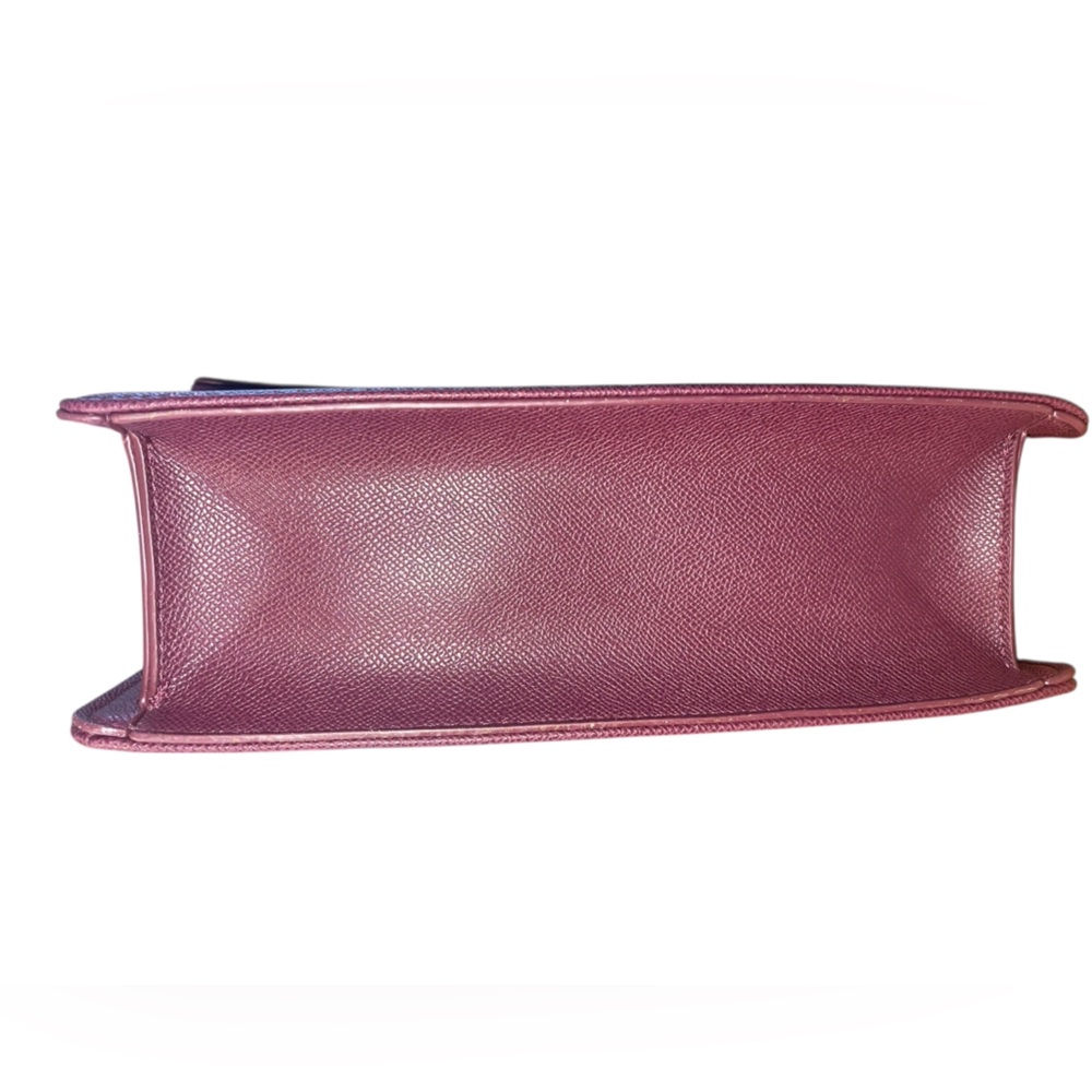 NWT-Badgley Mischka crossbody bag in Plumb. Letter lock, vegan leather - Picture 9 of 15